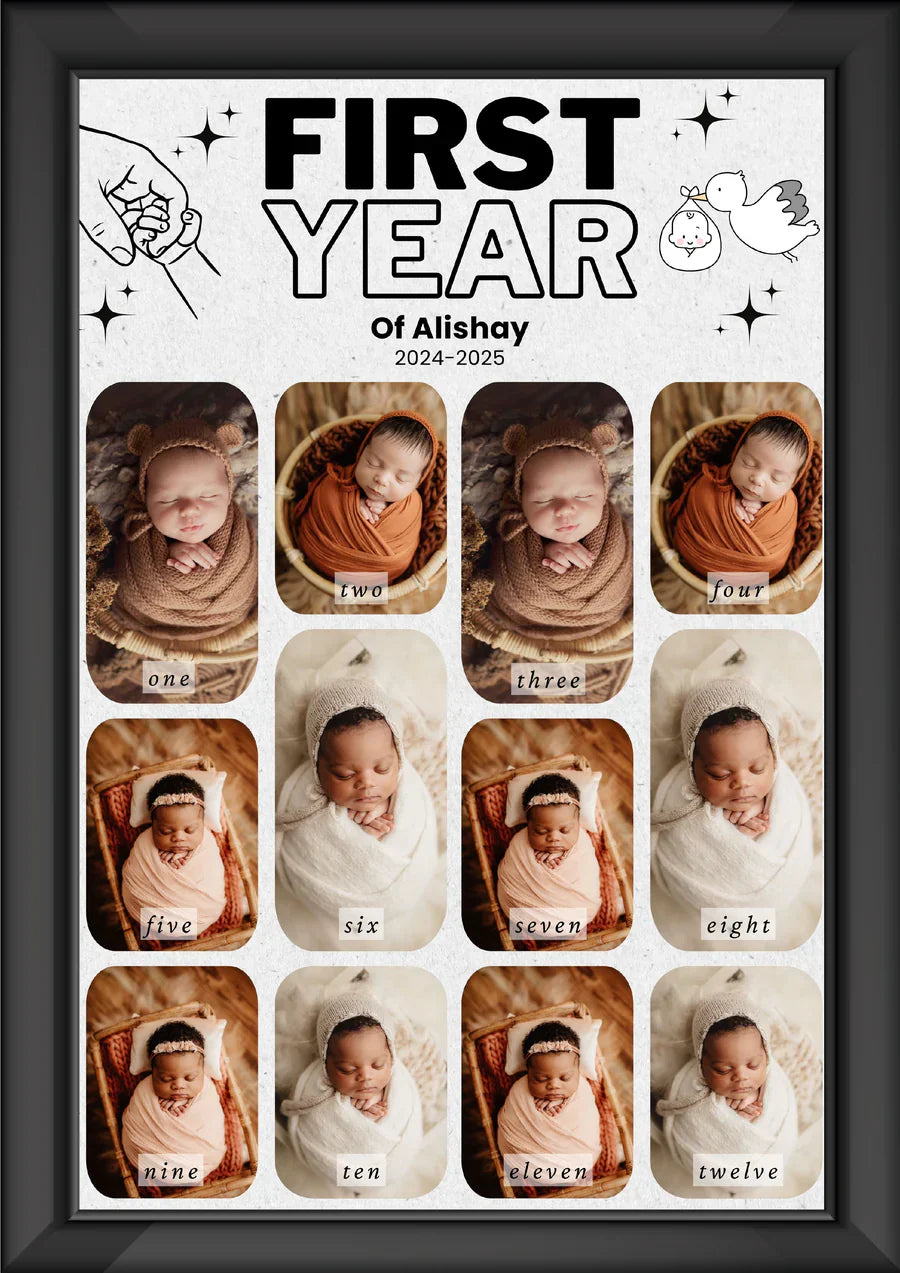 Wooden Photo Frame – Elegant Wall Display for Your Precious Memories