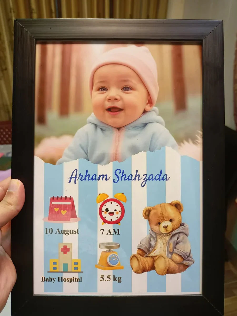 Wooden Photo Frame – Elegant Wall Display for Your Precious Memories