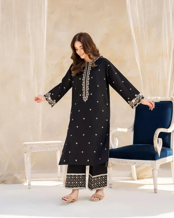 Hijab – Embroidered Black Majesty (Ashura Special)
